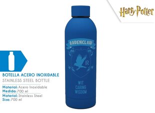 Harry Potter Ravenclaw roostevabast terasest pudel 700 ml hind ja info | Fännitooted mänguritele | kaup24.ee