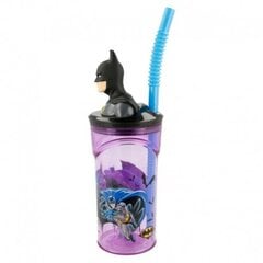 Batman 3D joogipudel kõrrega 360 ml цена и информация | Оригинальные кружки | kaup24.ee