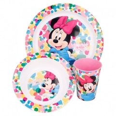 Minnie Mouse nõudekomplekt цена и информация | Праздничная одноразовая посуда | kaup24.ee