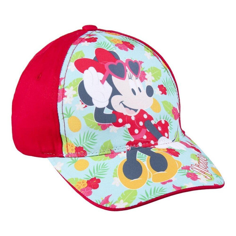 Komplekt Minnie Mouse Päikeseprillid Türkiissinine Müts (2 pcs) цена и информация | Tüdrukute mütsid, sallid, kindad | kaup24.ee