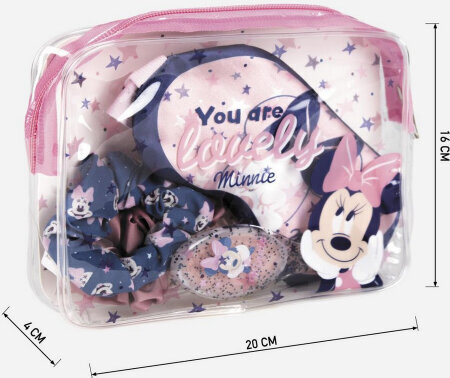 Minnie Mouse Beauty Kit Minnie Mouse Stich Accessories Multicolour (5 pcs) цена и информация | Juuste aksessuaarid | kaup24.ee