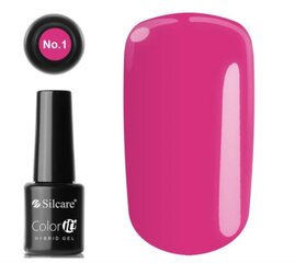 Гель-лак для ногтей Silcare Color It, оттенок 01, 8г цена и информация | Лаки для ногтей, укрепители для ногтей | kaup24.ee