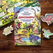 Книжка с секретными окошками. Динозавры hind ja info | Lasteraamatud | kaup24.ee