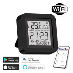 Wi-Fi IR nutikas pult koos kella ja termomeetriga hind ja info | Ilmajaamad, termomeetrid | kaup24.ee