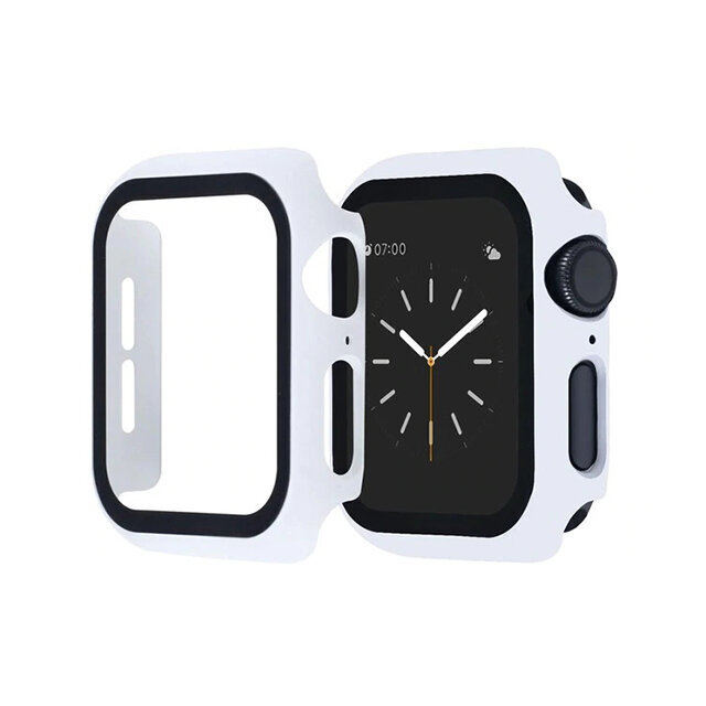 Apple Watch TPU Ümbris, valge, 45mm hind ja info | Nutikellade ja nutivõrude tarvikud | kaup24.ee