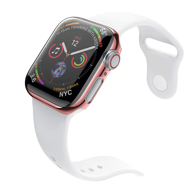 Apple Watch Ümbris, roosa kuld, 41mm hind ja info | Nutikellade ja nutivõrude tarvikud | kaup24.ee