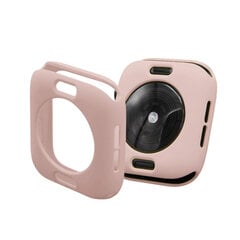 Apple Watch silikoonümbris, roosa, 45mm цена и информация | Аксессуары для смарт-часов и браслетов | kaup24.ee