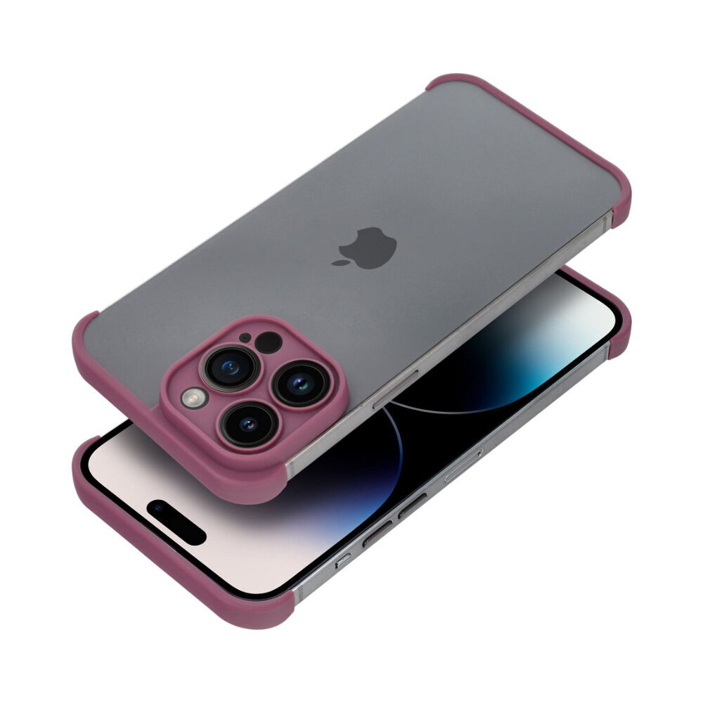 Mini bumbers ümbris kaamera kaitsega, iPhone 14 Pro (6,1"), cherry hind ja info | Telefoni kaaned, ümbrised | kaup24.ee