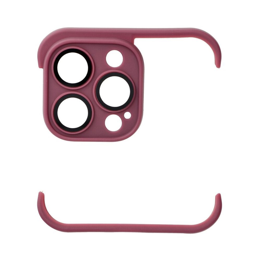 Mini bumbers ümbris kaamera kaitsega, iPhone 14 Pro (6,1"), cherry цена и информация | Telefoni kaaned, ümbrised | kaup24.ee