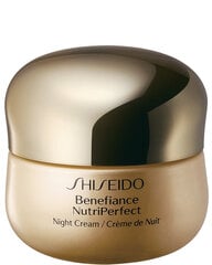 Kortsudevastane öökreem Shiseido Benefiance Nutriperfect (50 ml) hind ja info | Näokreemid | kaup24.ee