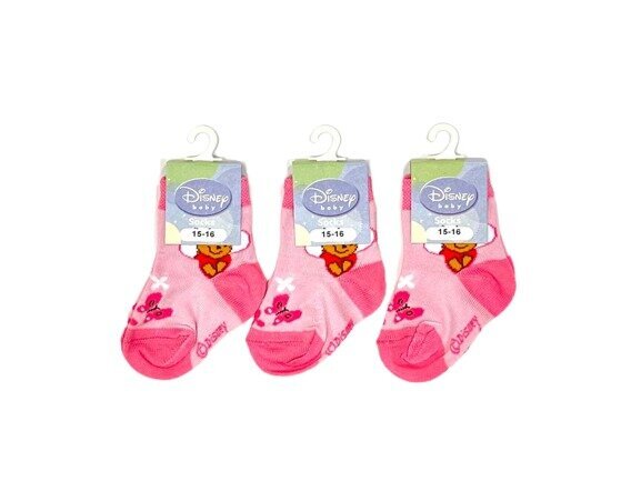Laste sokid Disney baby, 3 paari hind ja info | Beebi sokid ja sukkpüksid | kaup24.ee