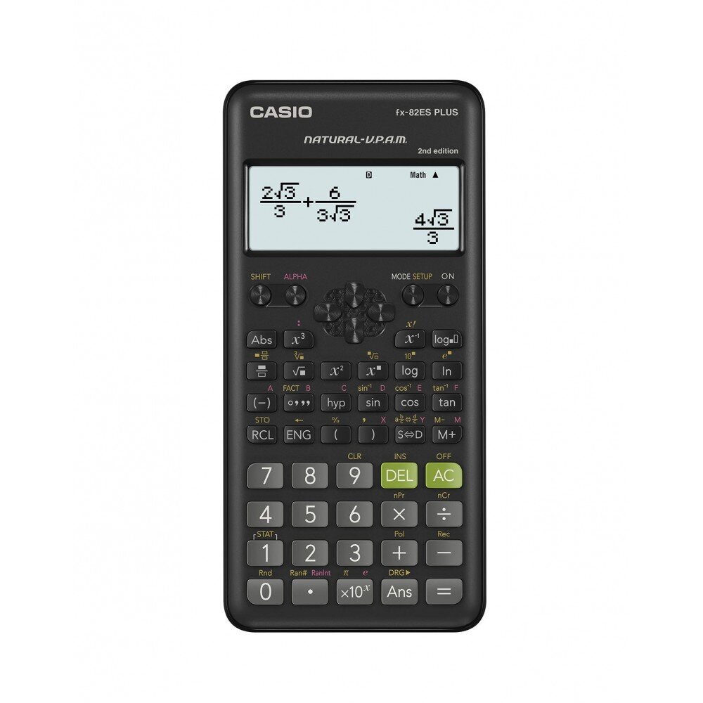 Kalkulaator Casio FX-82ES Plus II hind ja info | Kirjatarbed | kaup24.ee