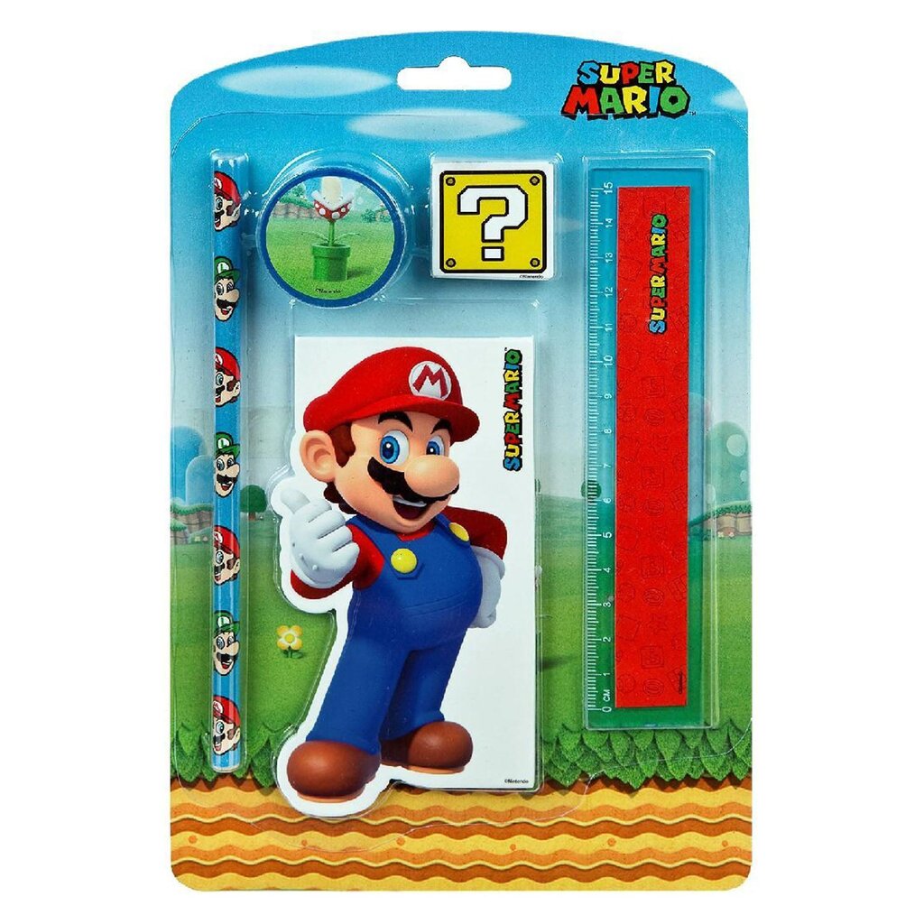 Kirjatarvete komplekt Super Mario hind ja info | Kirjutusvahendid | kaup24.ee