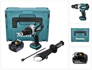 Akulööktrell Makita DHP 458 F1J цена и информация | Шуруповерты, дрели | kaup24.ee