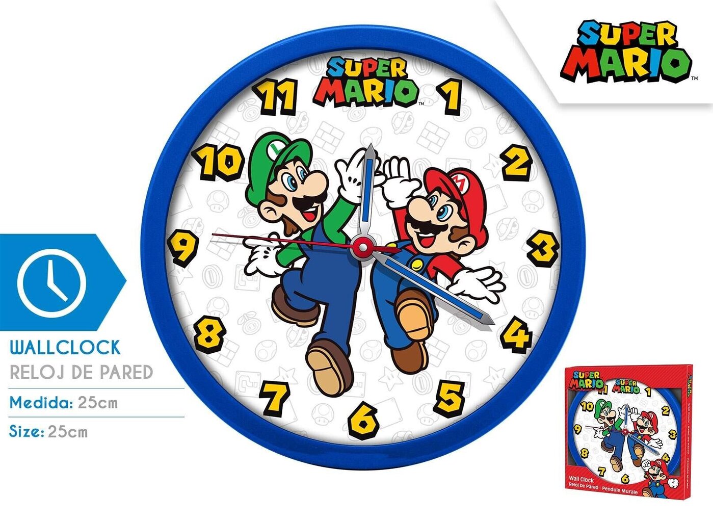 Seinakell Super Mario GSM3063 hind ja info | Laste aksessuaarid | kaup24.ee