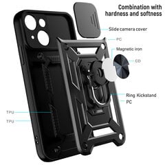 Telefoniümbris Slide Camera Armor - Samsung Galaxy A54, must hind ja info | Telefoni kaaned, ümbrised | kaup24.ee