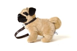 Pehme mänguasi koer mops, 23 cm hind ja info | Pehmed mänguasjad | kaup24.ee