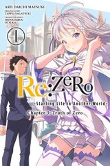 Re:ZERO -Starting Life in Another World-, Chapter 3: Truth of Zero, Vol. 1 (manga), Chapter 3, Truth of Zero цена и информация | Фантастика, фэнтези | kaup24.ee