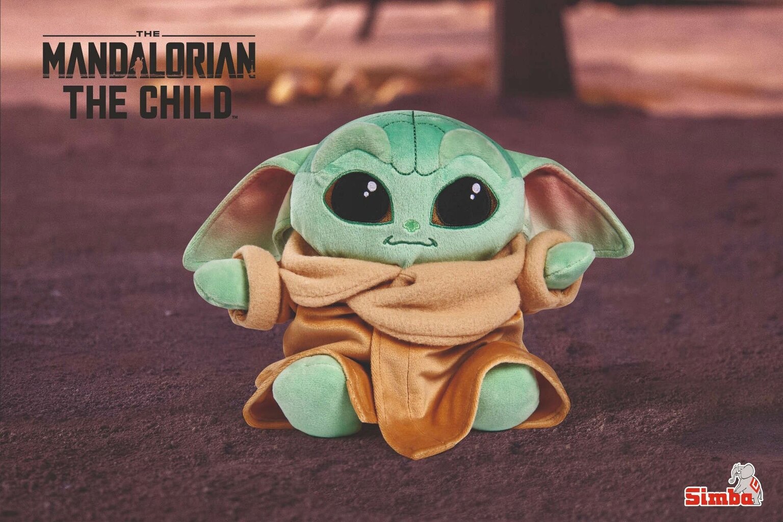 Pehme mänguasi Baby Yoda Star Wars, 25cm hind ja info | Pehmed mänguasjad | kaup24.ee