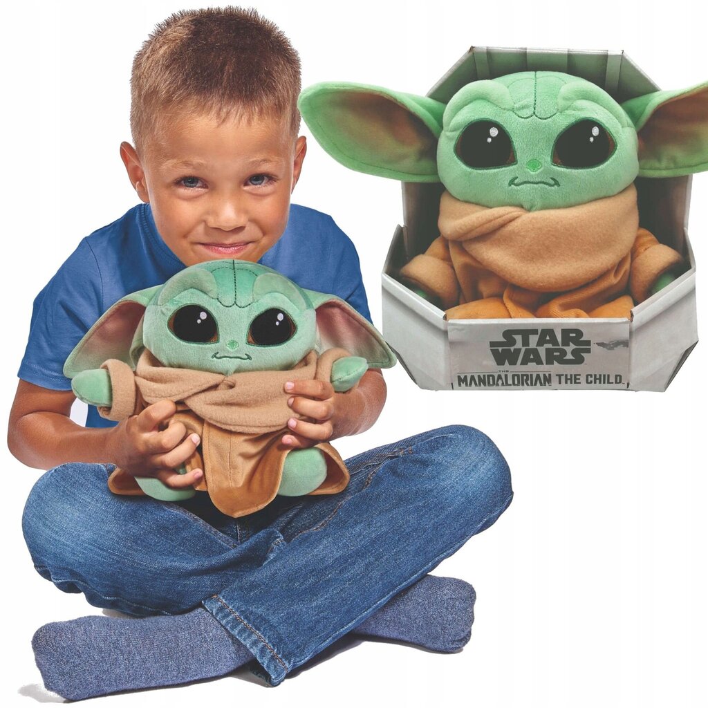 Pehme mänguasi Baby Yoda Star Wars, 25cm цена и информация | Pehmed mänguasjad | kaup24.ee