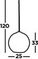 Searchlight rippvalgusti Balls 1621CL hind ja info | Rippvalgustid | kaup24.ee