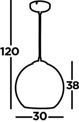 Searchlight rippvalgusti Balls 1632SM hind ja info | Rippvalgustid | kaup24.ee