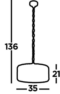 Searchlight rippvalgusti Chapeau 82101-3CC hind ja info | Rippvalgustid | kaup24.ee