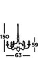 Searchlight rippvalgusti Greythorne 2268-8GY hind ja info | Rippvalgustid | kaup24.ee