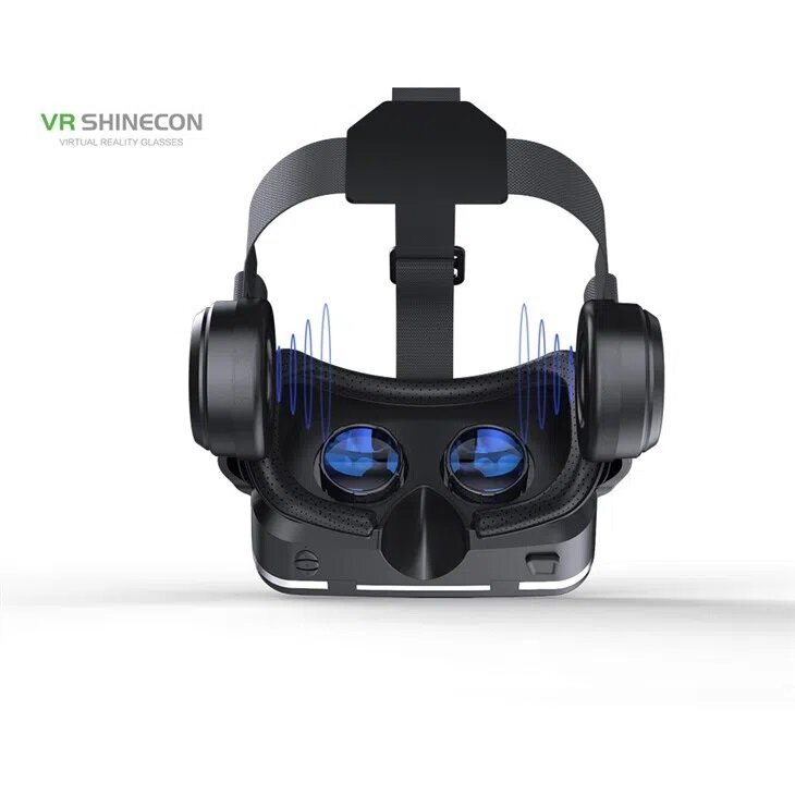 Virtuaalreaalsuse prillid Shinecon VR 10 3D (BT) + kõrvaklapid + pult Shinecon B01 цена и информация | Virtuaalreaalsuse prillid | kaup24.ee