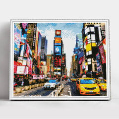 Teemantmosaiik TM Värvikas, mõõdud 40x50 cm “Times Square“ LG323e цена и информация | Алмазная мозаика | kaup24.ee