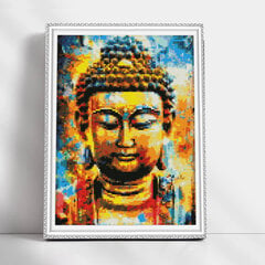 Teemantmosaiik TM Värvikas, mõõdud 30x40 cm “Buddha“ LE146e hind ja info | Teemantmaalid, teemanttikandid | kaup24.ee