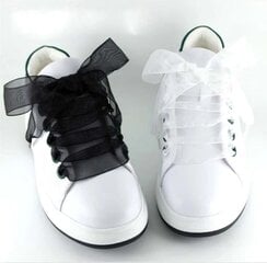 Широкие шнурки  из органзы 20 мм 80 см, цвет светло-розовый цена и информация | Уход за одеждой и обувью | kaup24.ee