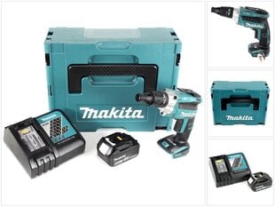 Аккумуляторный шуруповерт Makita DFS 251 RT1J 18 V цена и информация | Шуруповерты, дрели | kaup24.ee