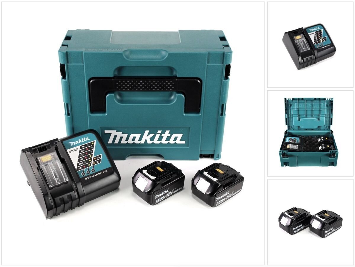 Toiteallika komplekt Makita BL1850B hind ja info | Akutrellid, kruvikeerajad | kaup24.ee