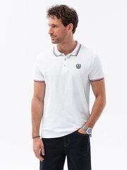 Рубашка-поло мужчины Омбре S1635 с контрастным воротником цена и информация | Meeste T-särgid | kaup24.ee