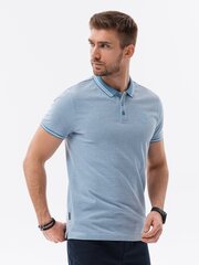 Рубашка-поло мужчины Омбре S1618 с контрастным воротником цена и информация | Meeste T-särgid | kaup24.ee