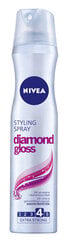 Juukselakk Nivea Diamond Gloss, 6 x 250 ml цена и информация | Средства для укладки волос | kaup24.ee