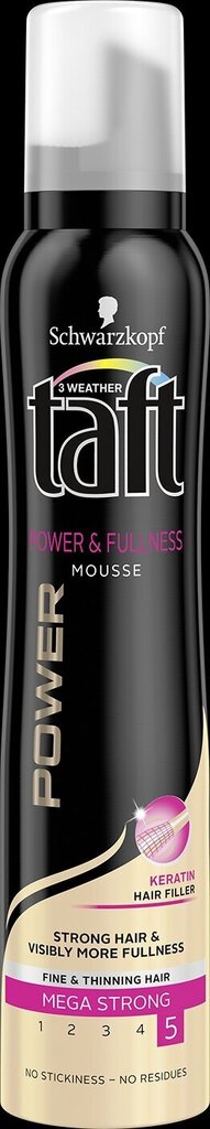 Juuksevaht Taft Power & Fullness, 3 x 200 ml цена и информация | Viimistlusvahendid juustele | kaup24.ee