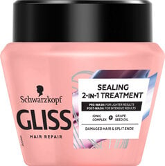 Juuksemask Gliss Split Ends, 3 x 300 ml hind ja info | Maskid, õlid, seerumid | kaup24.ee