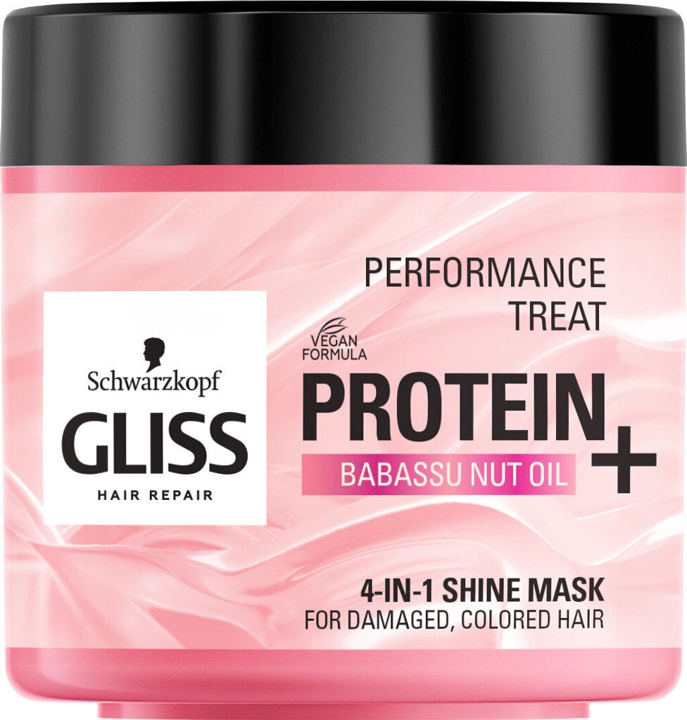 Juuksemask Gliss 4in1 Shine Mask, 3 x 400 ml цена и информация | Maskid, õlid, seerumid | kaup24.ee