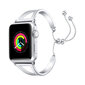 Apple Watch cuff, hõbe, 38/40/41mm цена и информация | Nutikellade ja nutivõrude tarvikud | kaup24.ee