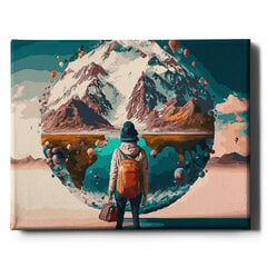 Картина по номерам На Раме "Весь мир" Oh Art! 40x50 см цена и информация | Живопись по номерам | kaup24.ee