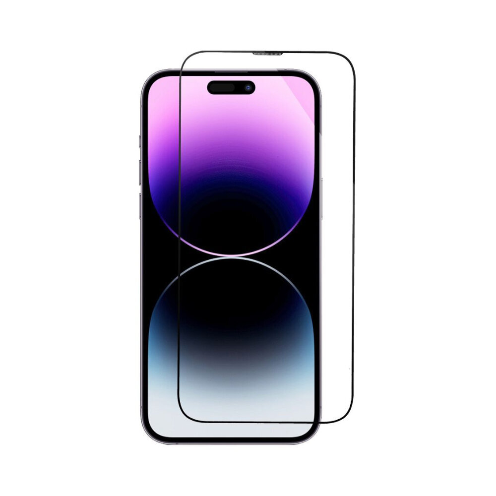 Full Glue, täisekraani kaitseklaas (5D), iPhone 13 Pro Max / 14 Plus (6,7") hind ja info | Ekraani kaitsekiled | kaup24.ee