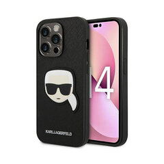 Originaal Karl Lagerfeld ümbris, iPhone 14 Pro (6,1″), must hind ja info | Telefoni kaaned, ümbrised | kaup24.ee