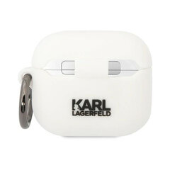 Оригинальный чехол KARL LAGERFELD 3D NFT Karl для AirPods 3 — Белый цена и информация | Аксессуары для наушников | kaup24.ee