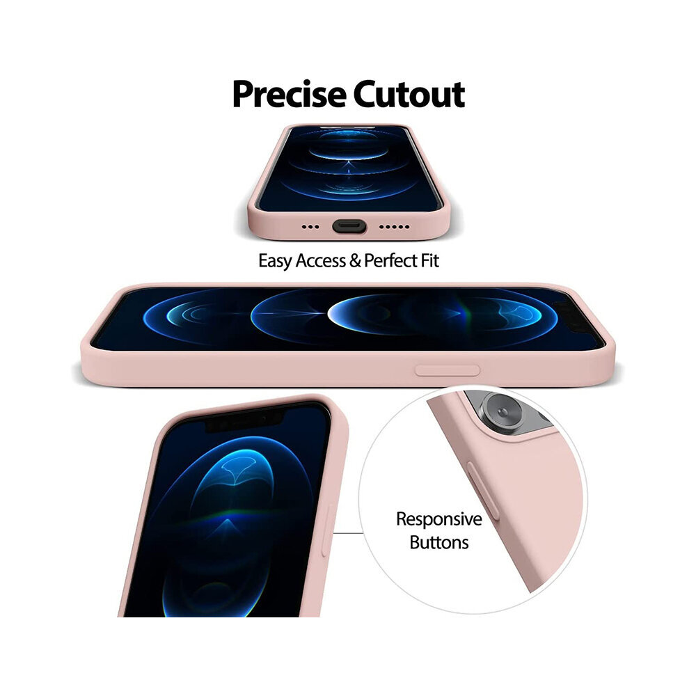 Mercury Goospery, silikoonümbris, iPhone 14 Pro Max (6,7″), pink sand hind ja info | Telefoni kaaned, ümbrised | kaup24.ee