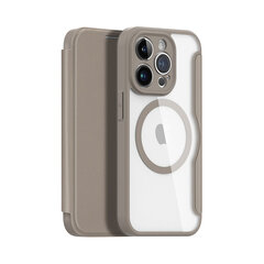 Dux Ducis Skin X Pro MagSafe, iPhone 14 Pro (6,1″) kaaned, beež hind ja info | Telefoni kaaned, ümbrised | kaup24.ee