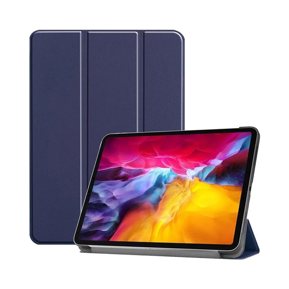 Smart Folio, Apple iPad Pro 11 2018 / 2020 / 2021 / 2022, kaaned, tumesinine цена и информация | Tahvelarvuti kaaned ja kotid | kaup24.ee