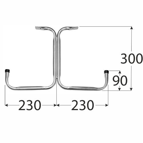 HST Riputuskonks seinale T 300x230x90 mm hind ja info | Käsitööriistad | kaup24.ee