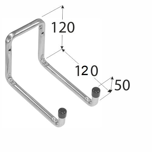 H2U 160 Konks U 120x120x50 mm цена и информация | Käsitööriistad | kaup24.ee